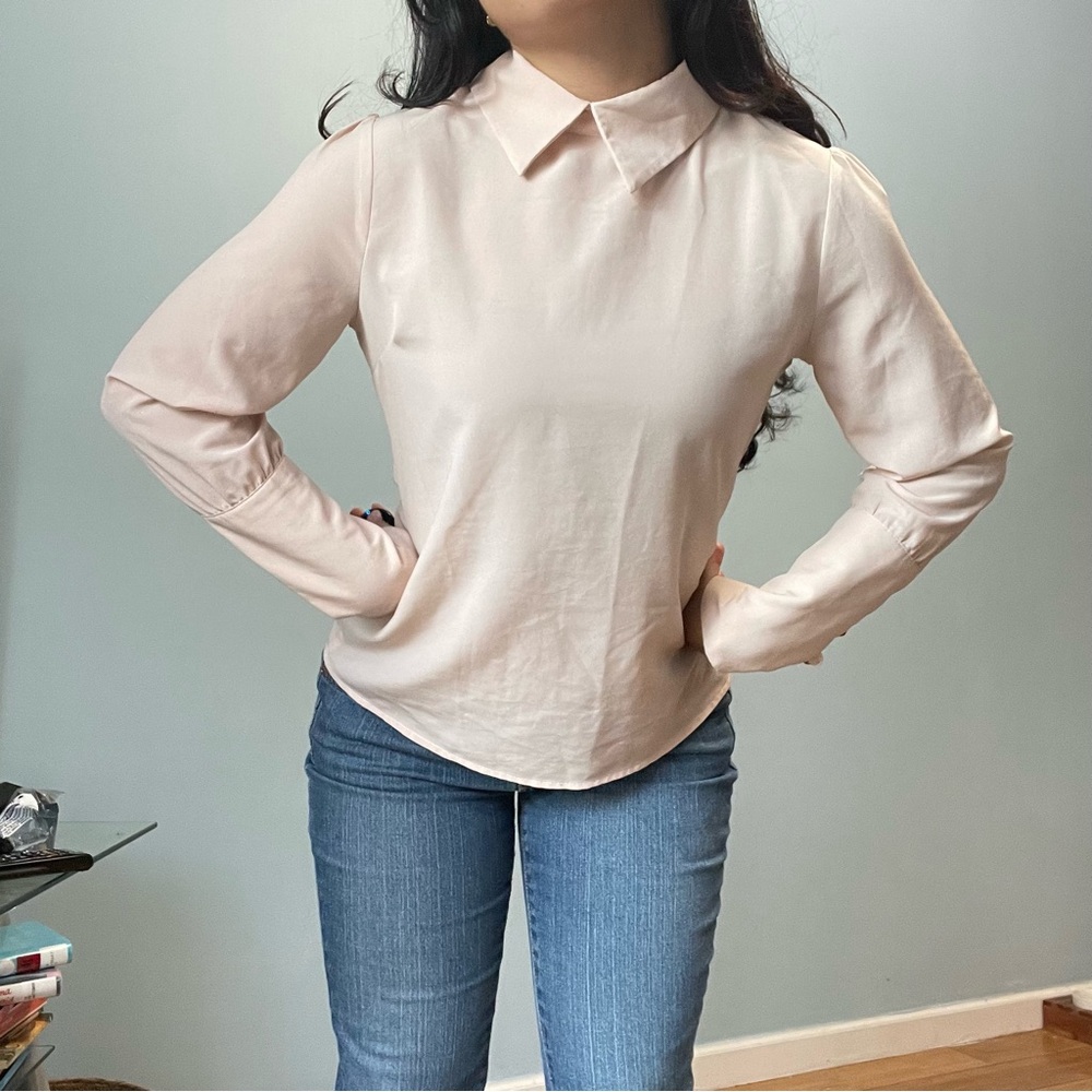 Elegant Women's Pink Blouse